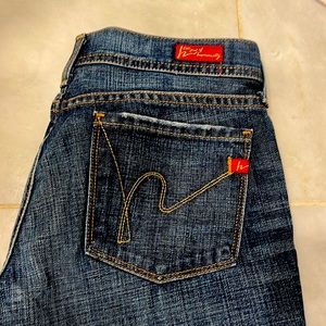 COH low waist flare jeans.